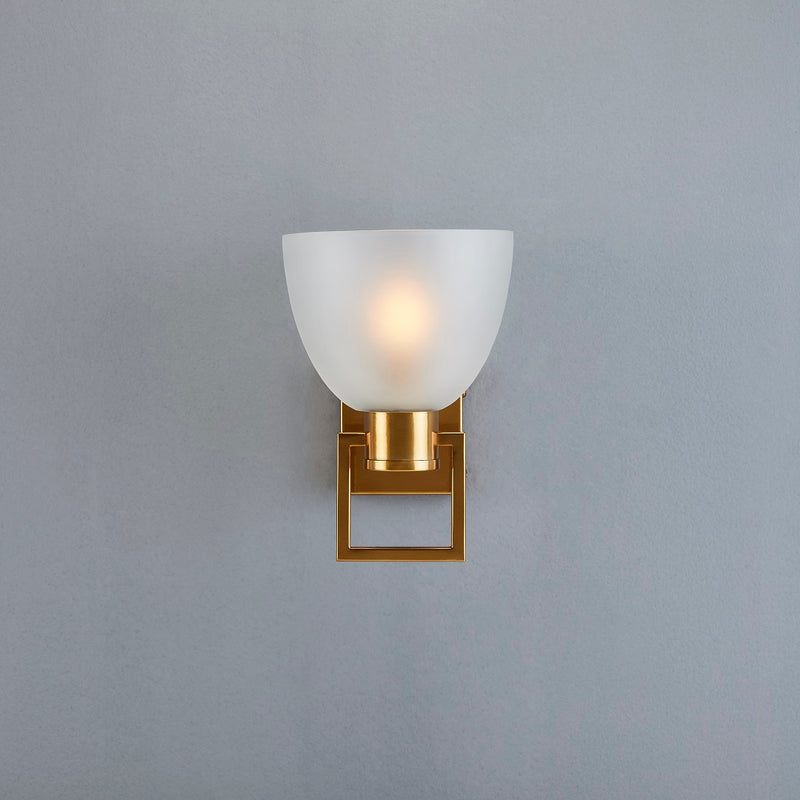 TROY WALL LIGHT FROSTED CHAMPAGNE