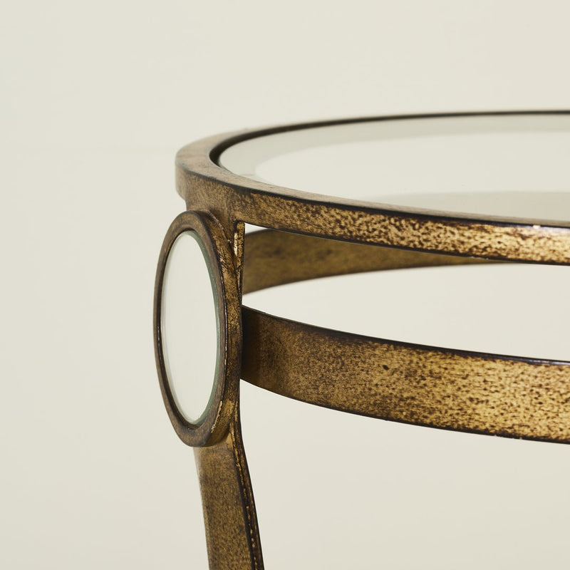 MIDFORD ACCENT TABLE GOLD