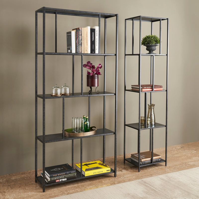 GOTHAM SHELVING UNIT BLACK