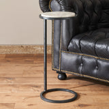 LAPIS LUCIDUS ACCENT TABLE- CHARCOAL BLACK