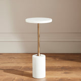 SELENE ACCENT TABLE WHITE