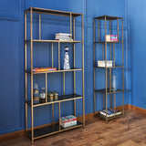 GOTHAM SHELVING UNIT GOLD