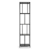 GOTHAM NARROW SHELVING UNIT- BLACK