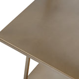 GOTHAM COFFEE TABLE BRUSHED GOLD