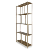 GOTHAM SHELVING UNIT GOLD