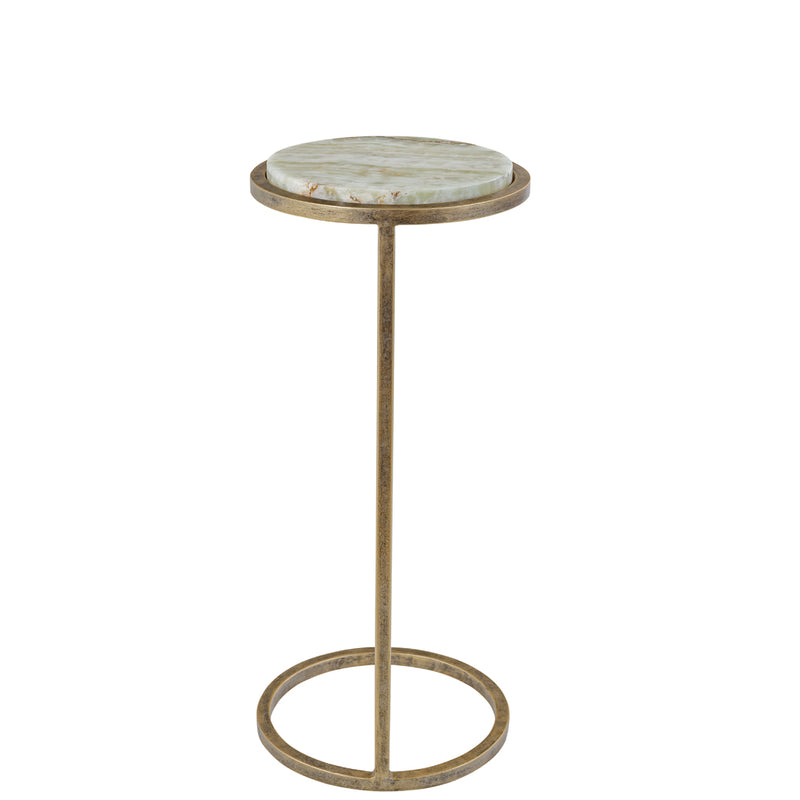 LAPIS LUCIDUS ACCENT TABLE- GOLD