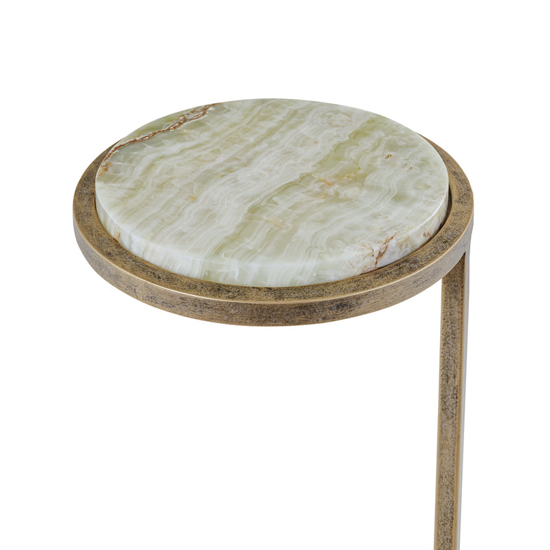 LAPIS LUCIDUS ACCENT TABLE- GOLD