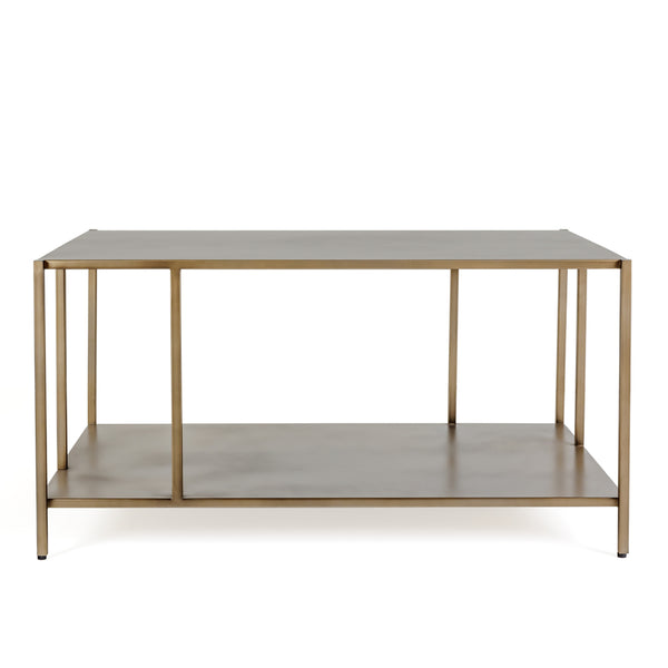 GOTHAM COFFEE TABLE BRUSHED GOLD