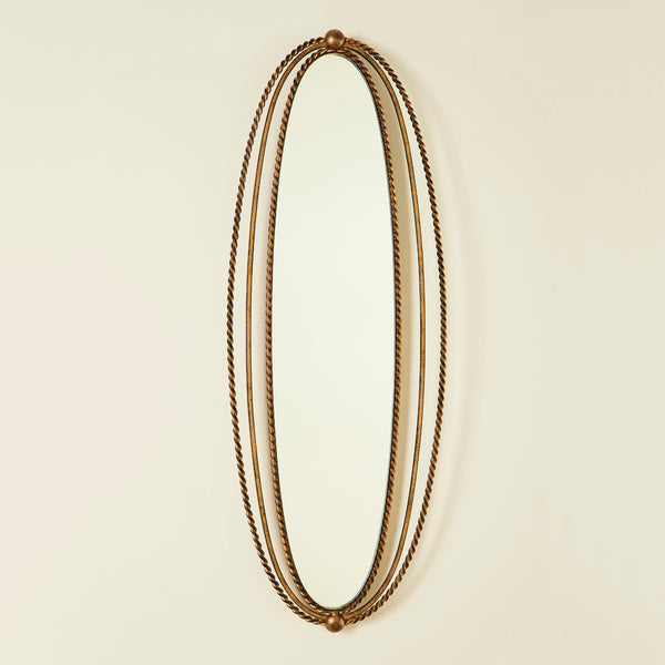 CARCANET WALL MIRROR GOLD