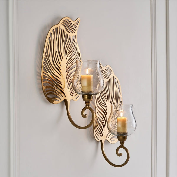 CALISTA WALL SCONCE SET OF 2 CHAMPAGNE