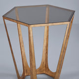CATALAN END TABLE- SET OF 2 CHAMPAGNE