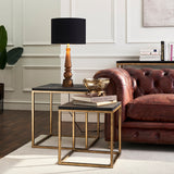ELON END TABLE SET OF 2 CHAMPAGNE