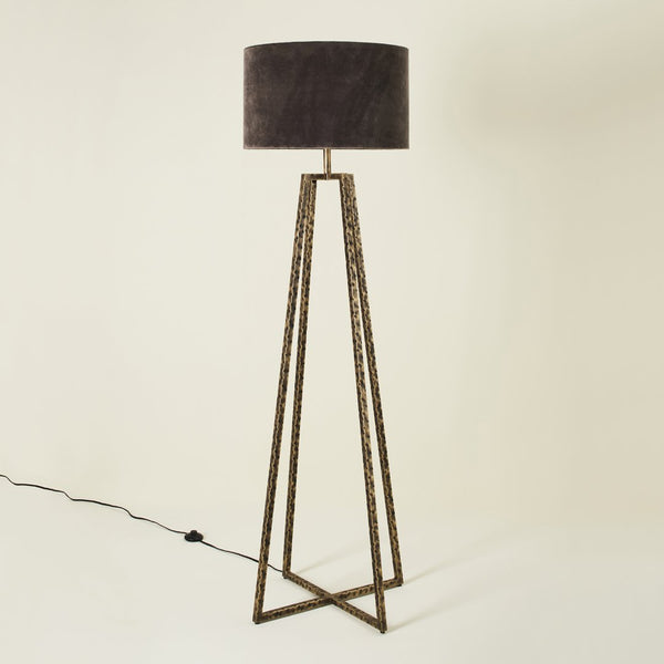UMBER FLOOR LAMP GOLD