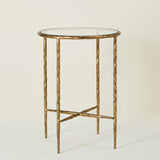 AUGEAS END TABLE CHAMPAGNE
