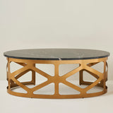 THEBES COFFEE TABLE BLACK CHAMPAGNE