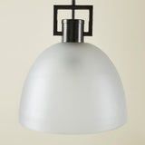 TROY LINK PENDANT FROSTED BRONZE